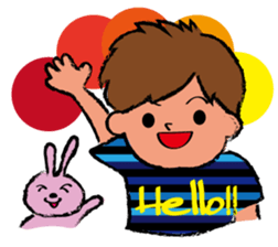 A son and daughter sticker #6018892