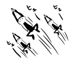 suit rabbits sticker #6018906