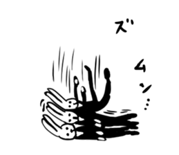 suit rabbits sticker #6018911