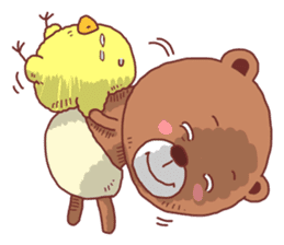 Diaper Bear Love You sticker #6019367