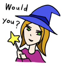 I'm only a witch sticker #6019424