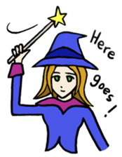 I'm only a witch sticker #6019425