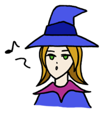 I'm only a witch sticker #6019426
