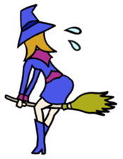 I'm only a witch sticker #6019428