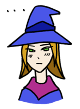 I'm only a witch sticker #6019431