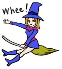 I'm only a witch sticker #6019432