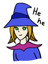 I'm only a witch sticker #6019433