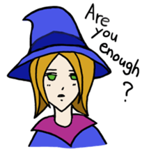 I'm only a witch sticker #6019436