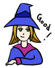 I'm only a witch sticker #6019439