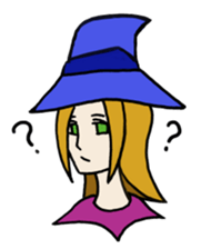 I'm only a witch sticker #6019442