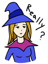 I'm only a witch sticker #6019448