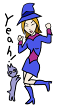 I'm only a witch sticker #6019450