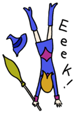 I'm only a witch sticker #6019454