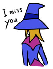 I'm only a witch sticker #6019457