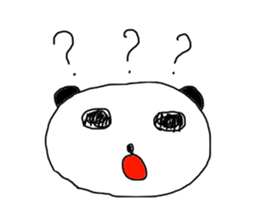 It is a graffiti panda sticker #6019550