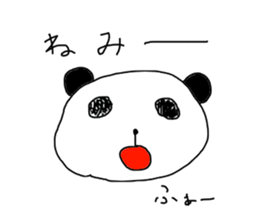 It is a graffiti panda sticker #6019580