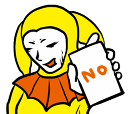 funny face joker sticker #6020065