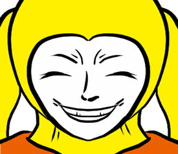 funny face joker sticker #6020069