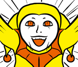 funny face joker sticker #6020070