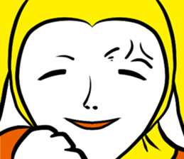 funny face joker sticker #6020074