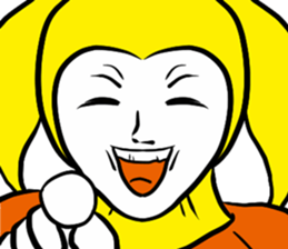 funny face joker sticker #6020083