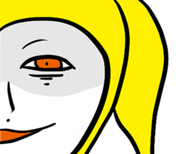 funny face joker sticker #6020085