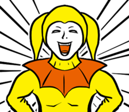 funny face joker sticker #6020086