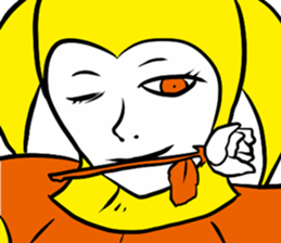 funny face joker sticker #6020087