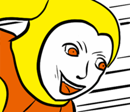 funny face joker sticker #6020088