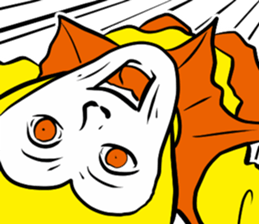 funny face joker sticker #6020089