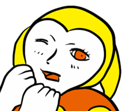 funny face joker sticker #6020090