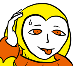 funny face joker sticker #6020092