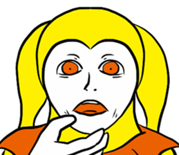 funny face joker sticker #6020094