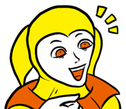 funny face joker sticker #6020097