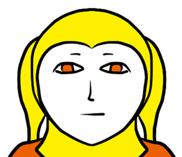 funny face joker sticker #6020099