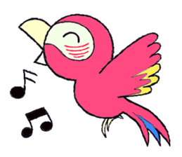 Mr. macaw sticker #6020144