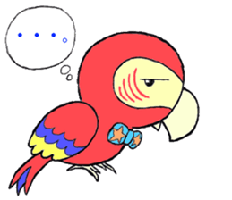 Mr. macaw sticker #6020148