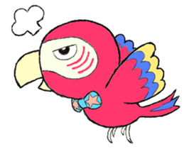 Mr. macaw sticker #6020152