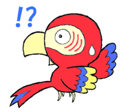 Mr. macaw sticker #6020154