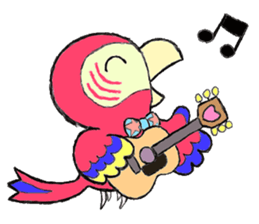 Mr. macaw sticker #6020160