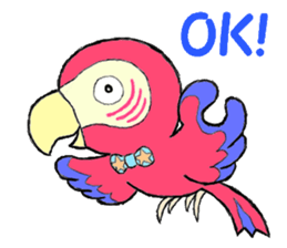 Mr. macaw sticker #6020161
