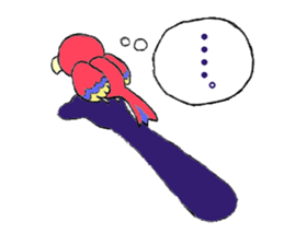 Mr. macaw sticker #6020180