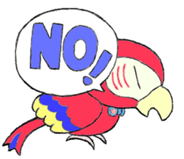 Mr. macaw sticker #6020181