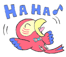 Mr. macaw sticker #6020183