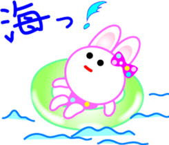 Sticker in summer of a peach sticker #6020947