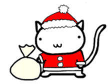 White cat Life. English Version. sticker #6021311