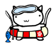 White cat Life. English Version. sticker #6021314