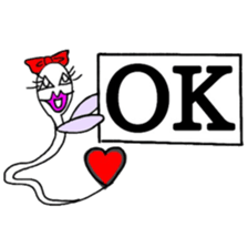 Kimokawa Ghost Bakeko. English Version. sticker #6021784