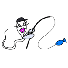 Kimokawa Ghost Bakeko. English Version. sticker #6021787