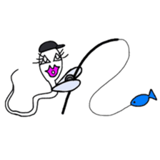 Kimokawa Ghost Bakeko. English Version. sticker #6021787